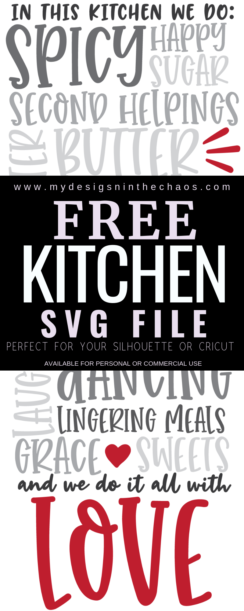 Free Kitchen Svg My Designs In The Chaos