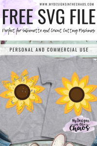 Free Sunflower Svg My Designs In The Chaos