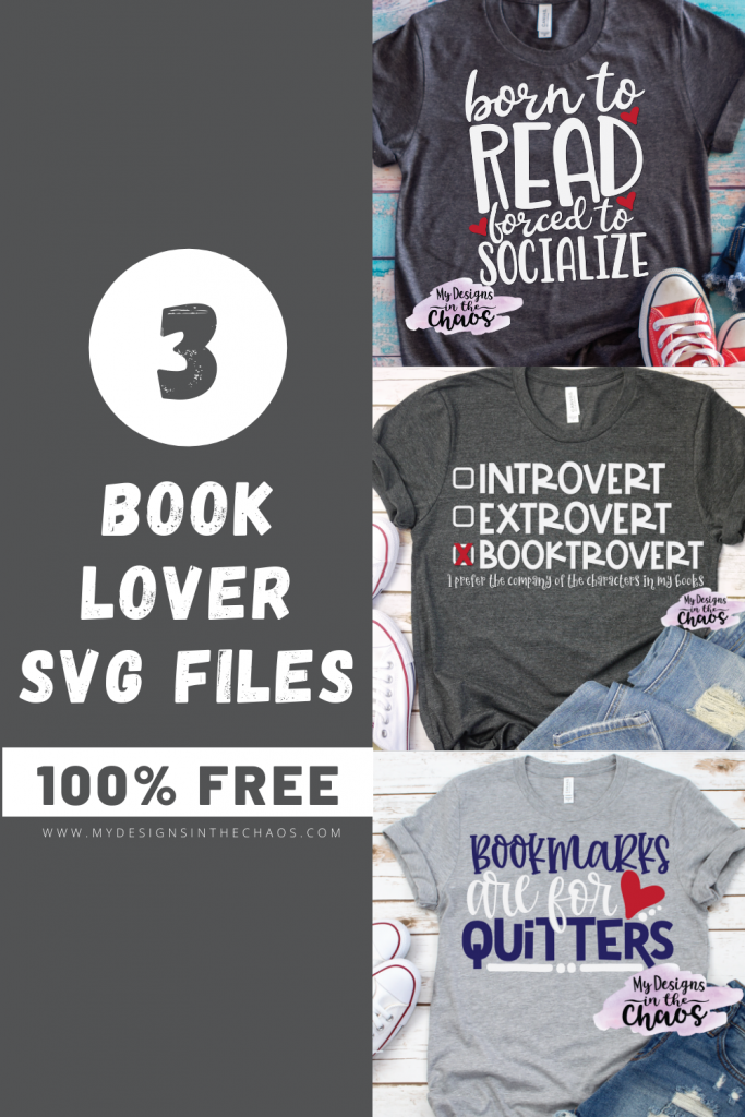 book lover svg files