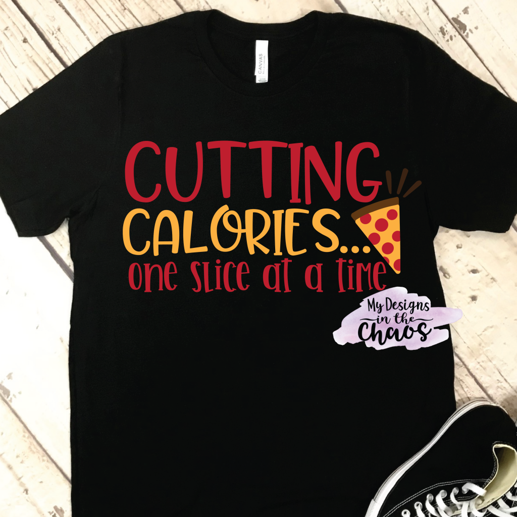 cutting calories funny workout svg